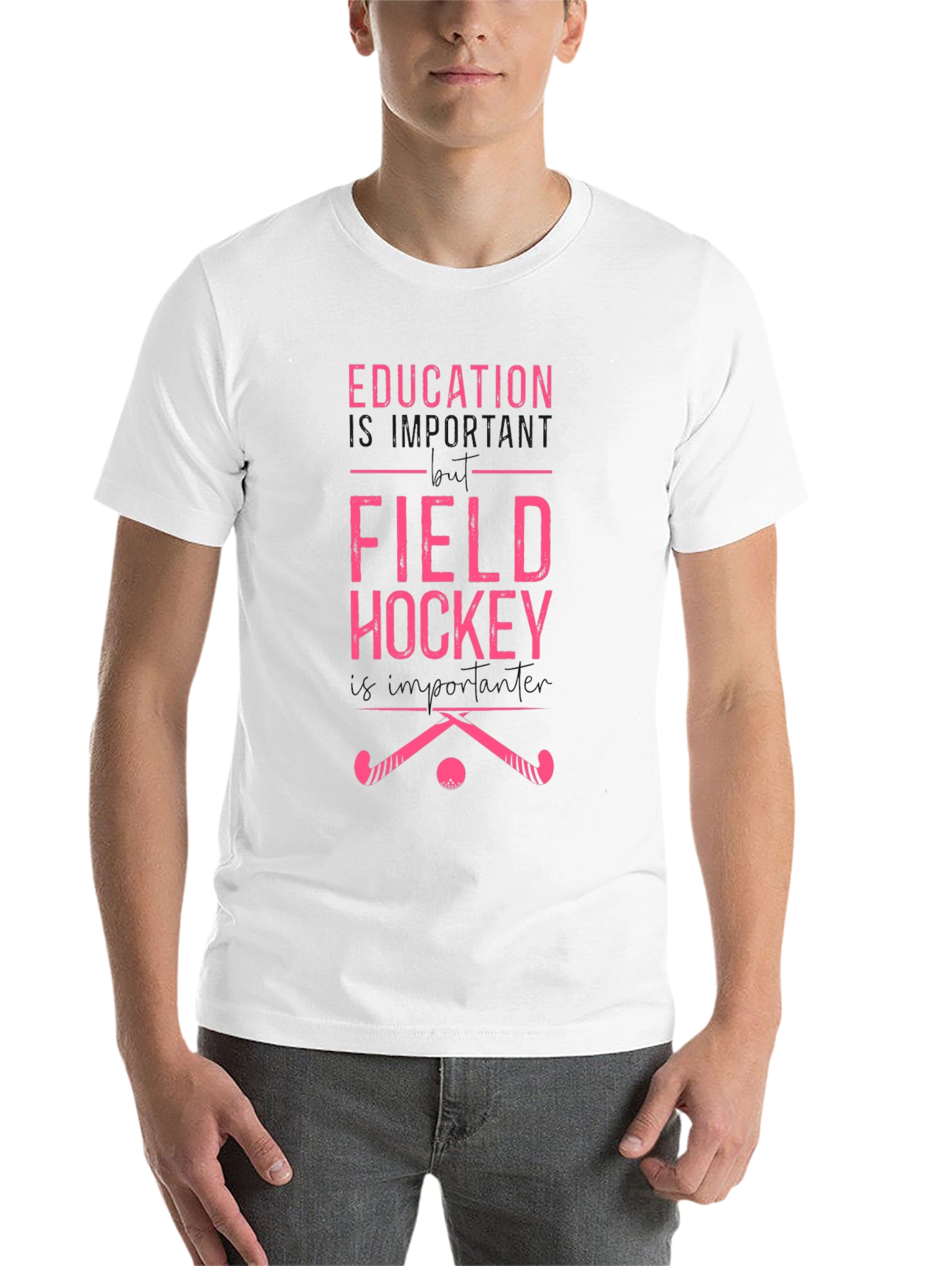 Field Hockey T-Shirt - Education is Important