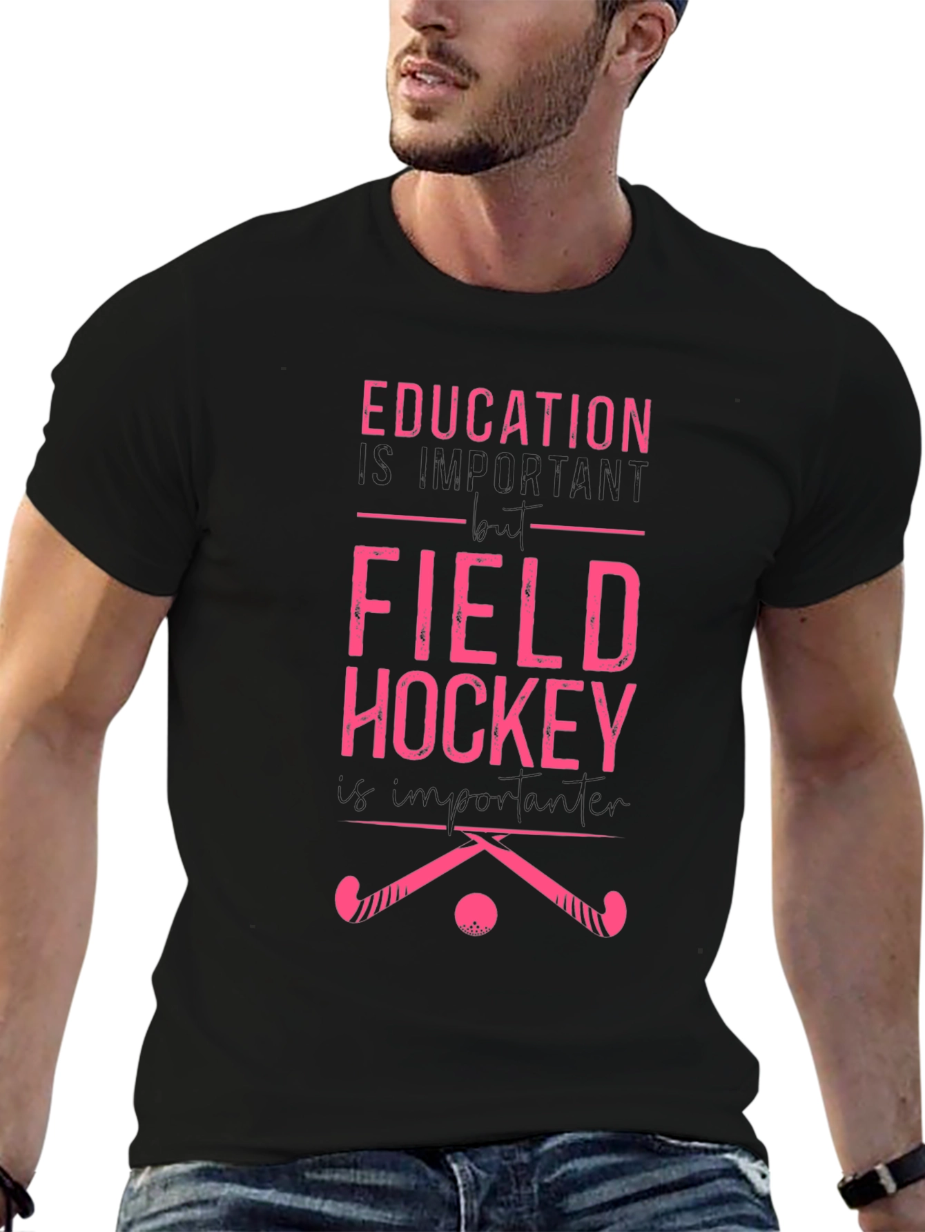 Field Hockey T-Shirt - Education is Important