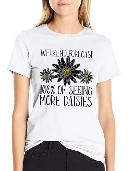 Weekend Forecast: 100% Daisies Graphic Tee