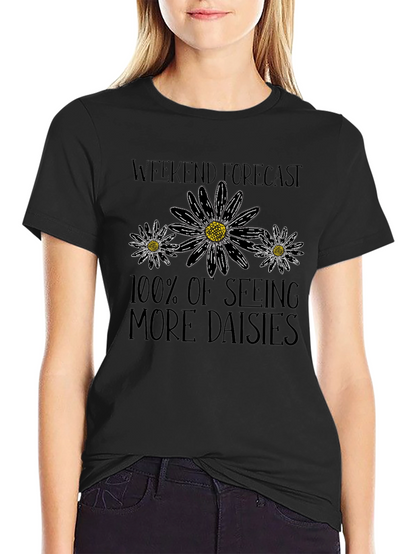 Weekend Forecast: 100% Daisies Graphic Tee