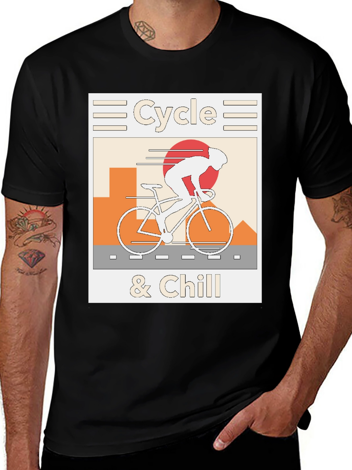 Cycle & Chill Graphic Tee