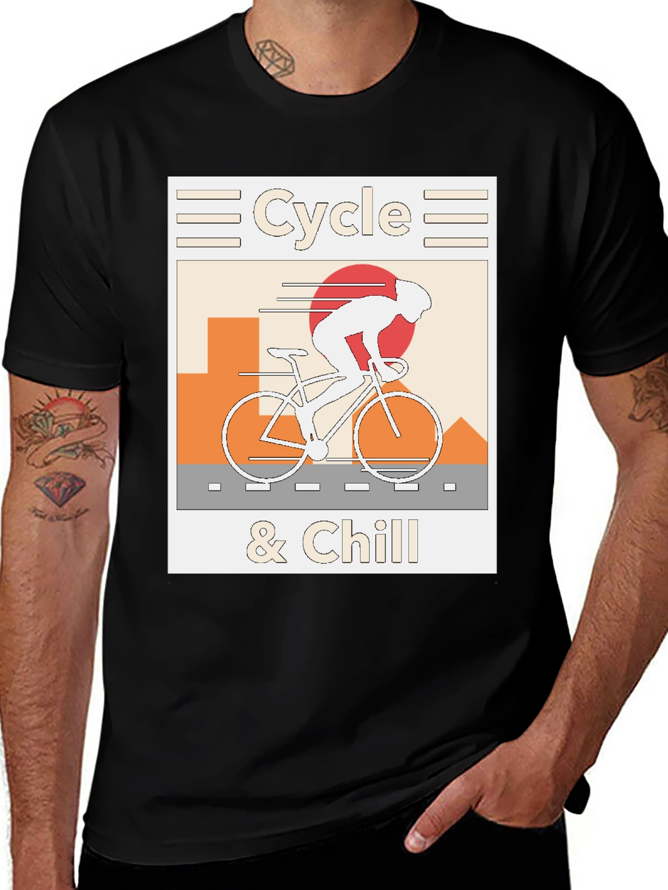 Cycle & Chill Graphic Tee