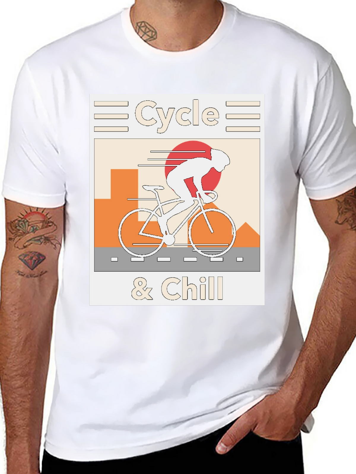 Cycle & Chill Graphic Tee