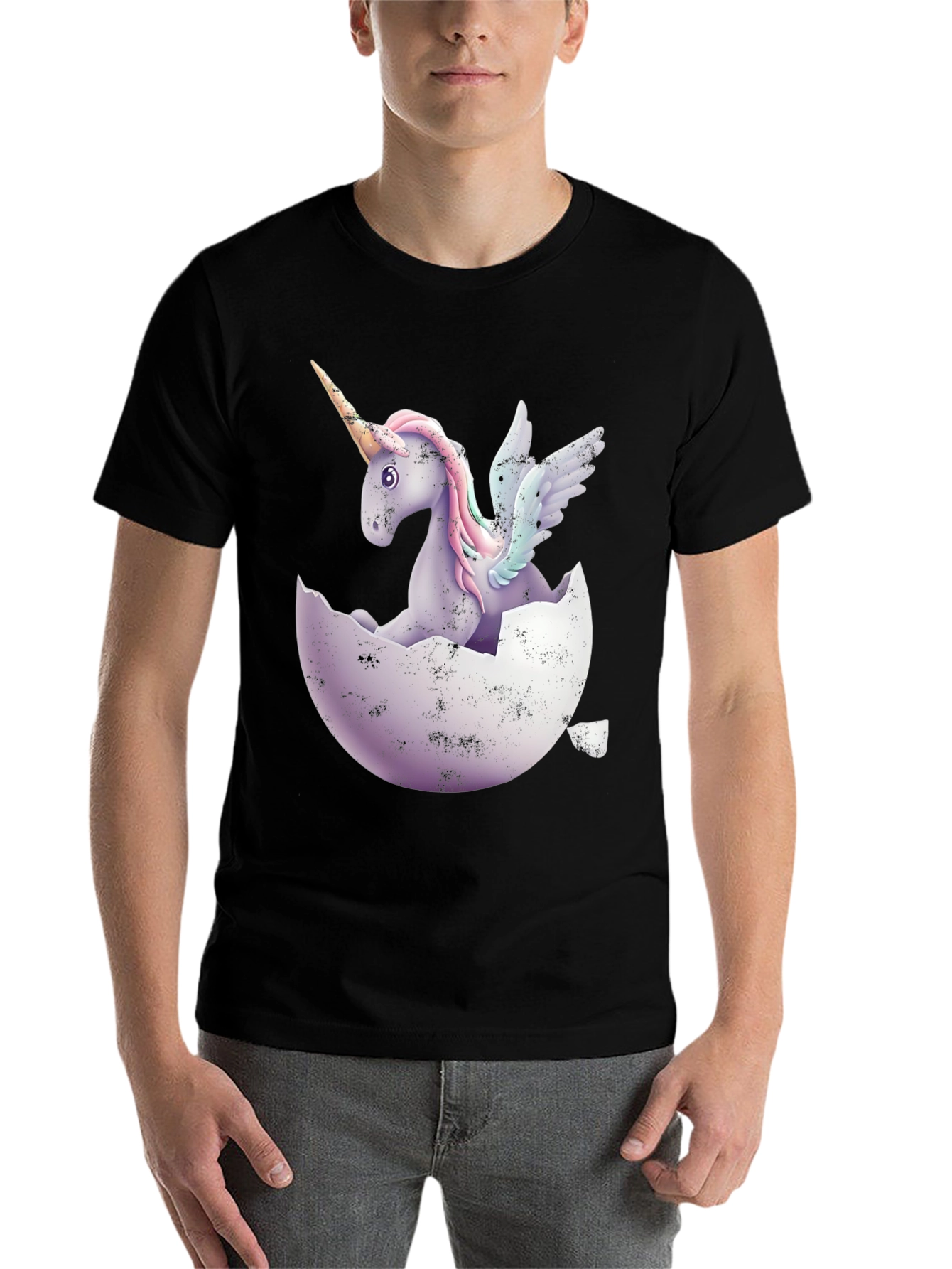 Unicorn Egg Graphic Tee - Fantasy T-Shirt