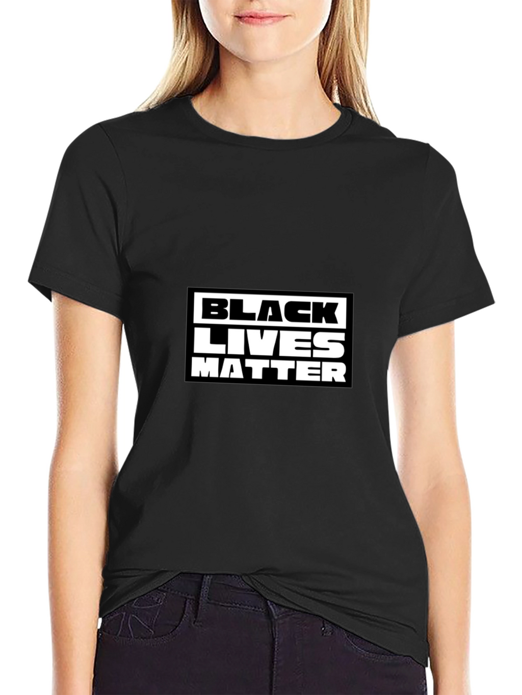 Black Lives Matter Graphic Tee - Mens Black T-Shirt