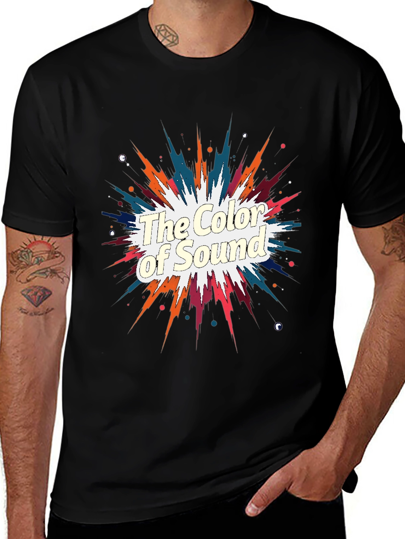 The Color of Sound Graphic T-Shirt