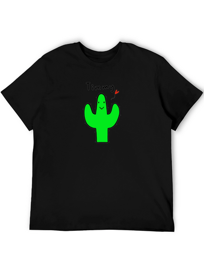 Timmy Cactus Graphic T-Shirt - Cute & Trendy