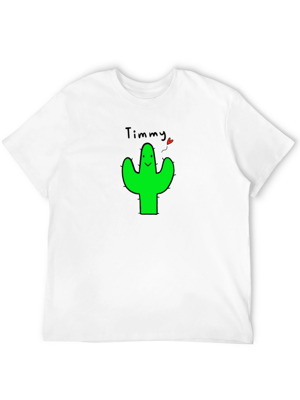 Timmy Cactus Graphic T-Shirt - Cute & Trendy