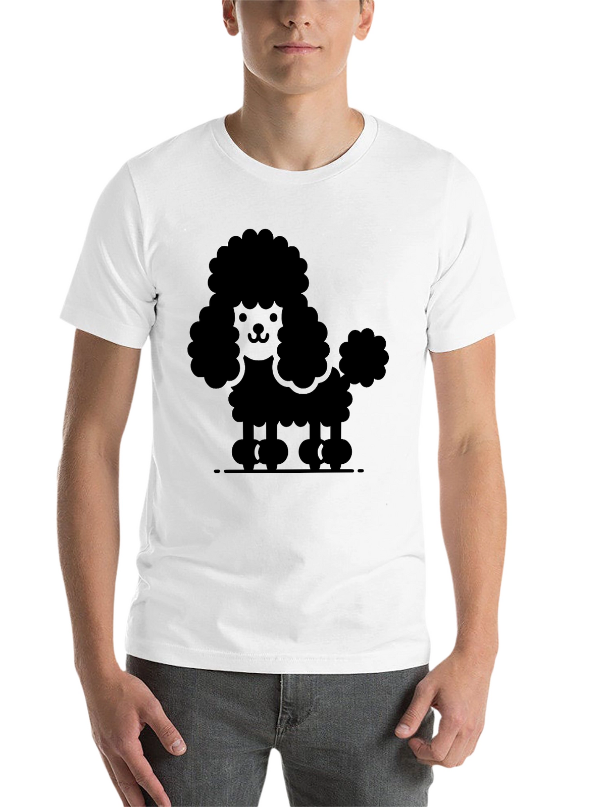 Poodle Graphic Tee - Cute Dog Lover Shirt