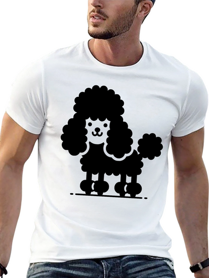Poodle Graphic Tee - Cute Dog Lover Shirt