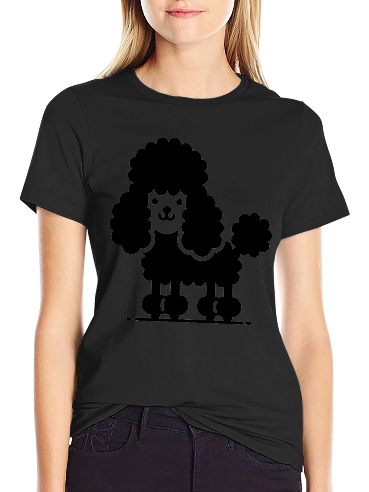 Poodle Graphic Tee - Cute Dog Lover Shirt