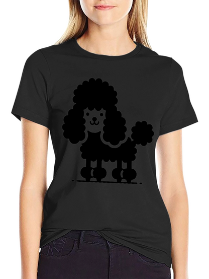 Poodle Graphic Tee - Cute Dog Lover Shirt