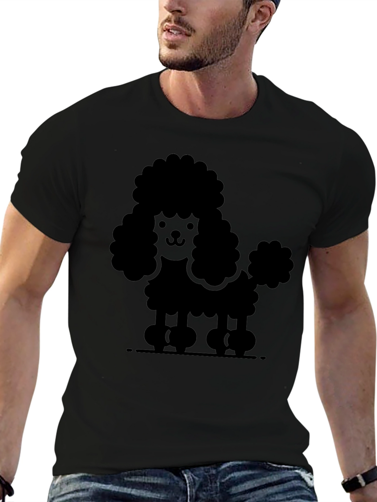 Poodle Graphic Tee - Cute Dog Lover Shirt