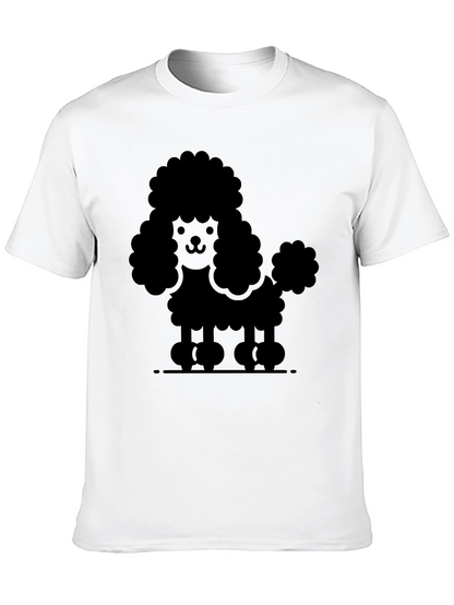 Poodle Graphic Tee - Cute Dog Lover Shirt