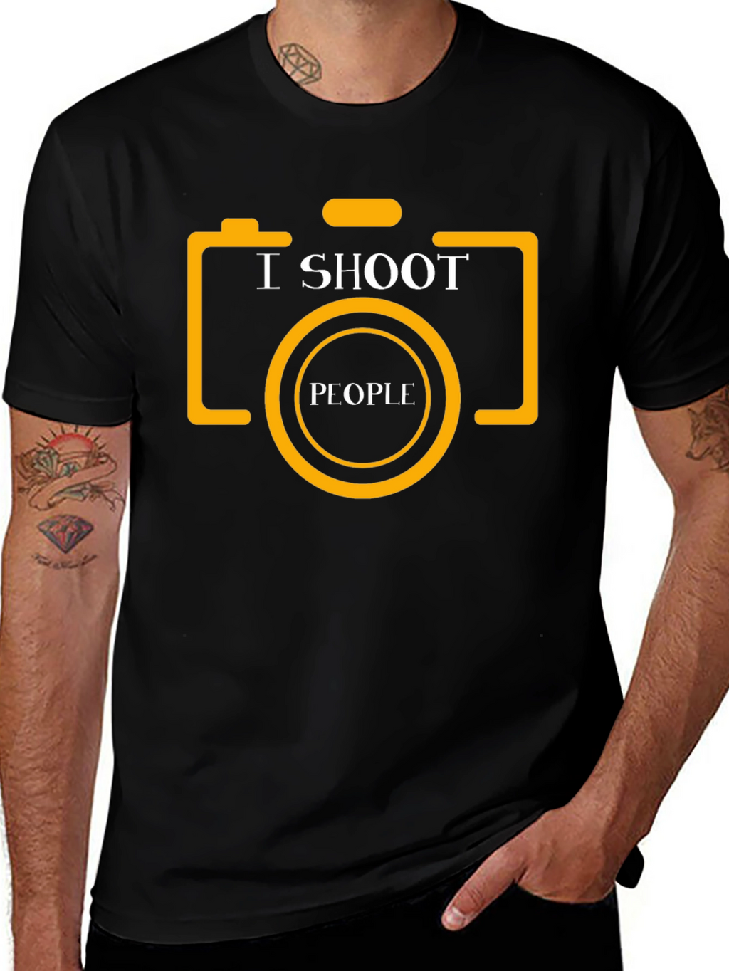 I Shoot People Photography Graphic Tee