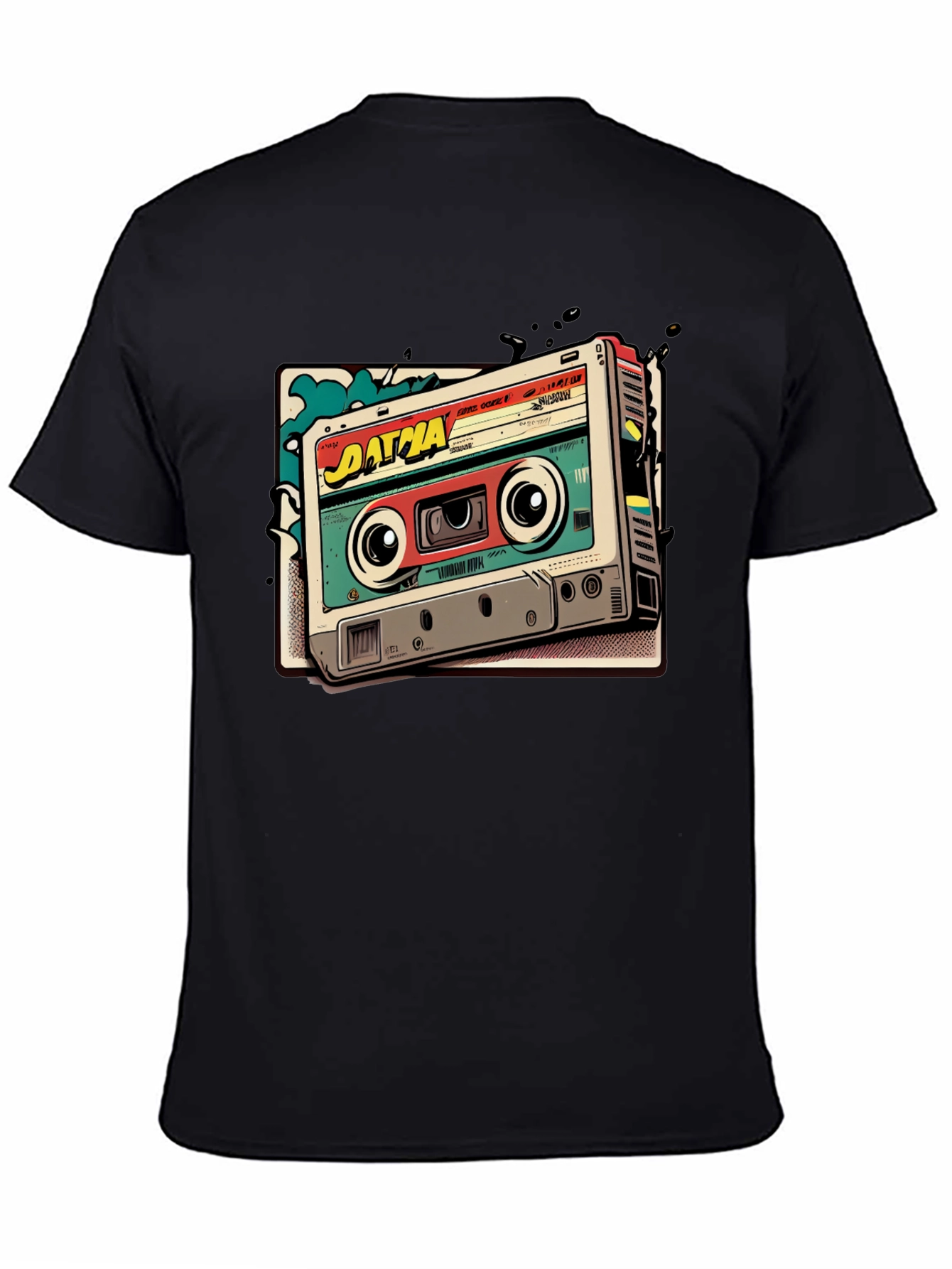 Retro Cassette Graphic Tee - Vintage Style