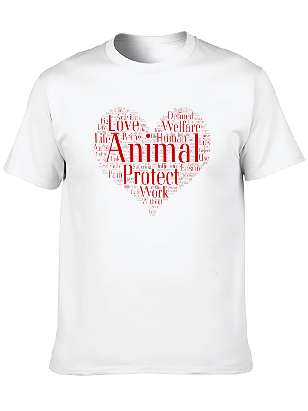 Animal Lover Graphic T-Shirt - Protect & Welfare