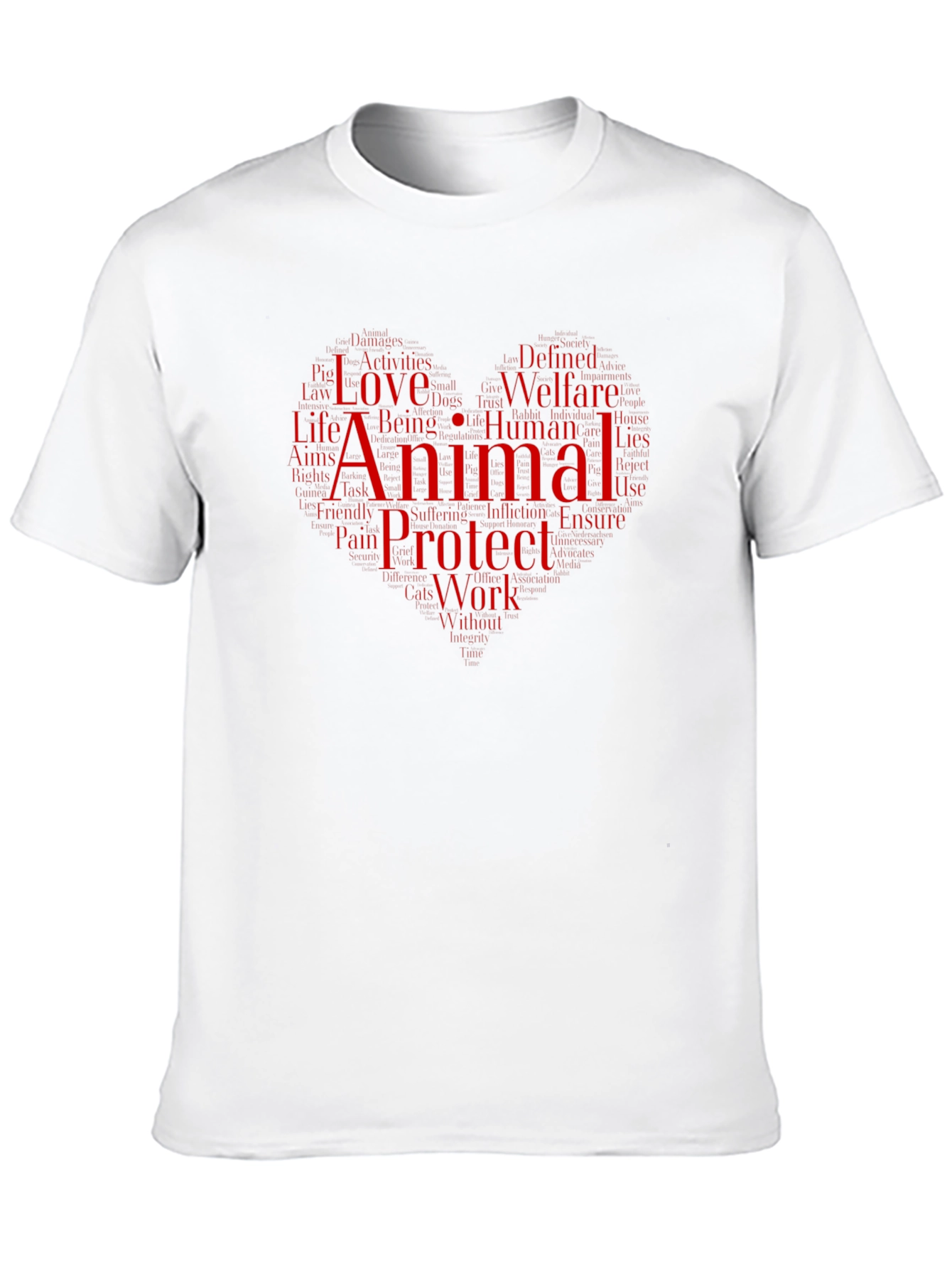 Animal Lover Graphic T-Shirt - Protect & Welfare