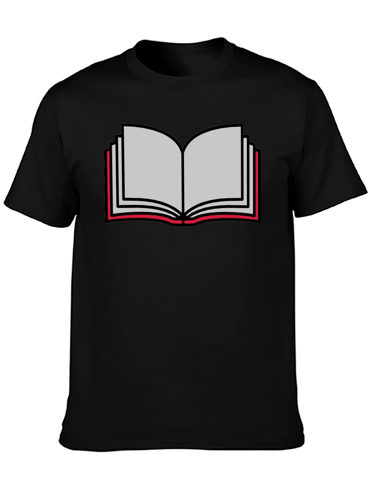 Book Lovers Tee - Open Book Graphic T-Shirt