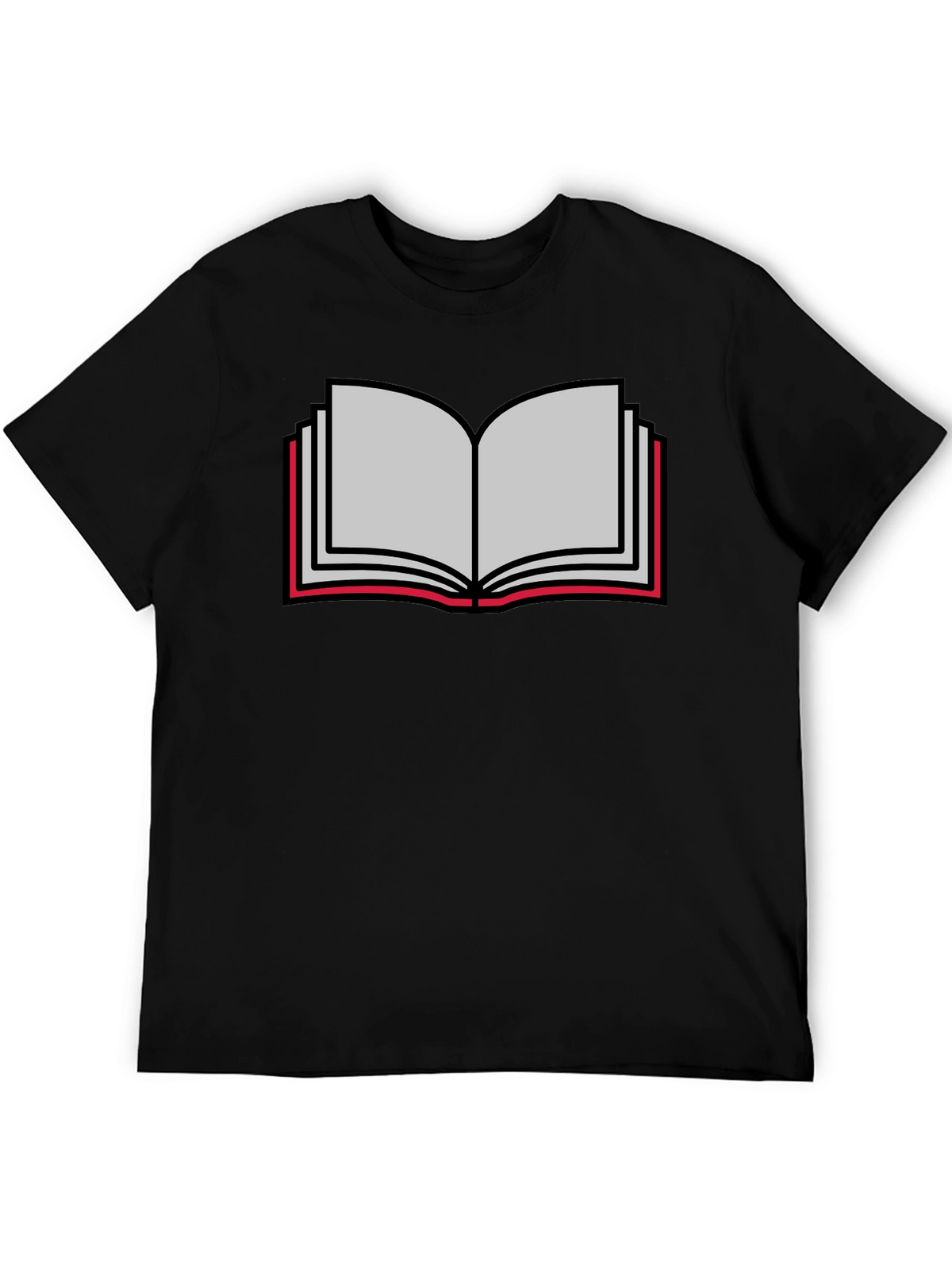 Book Lovers Tee - Open Book Graphic T-Shirt