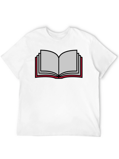 Book Lovers Tee - Open Book Graphic T-Shirt