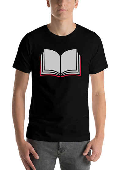 Book Lovers Tee - Open Book Graphic T-Shirt