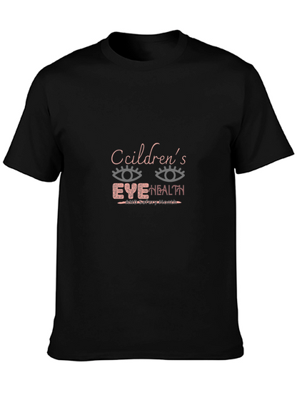 Childrens Eye Health T-Shirt - Black