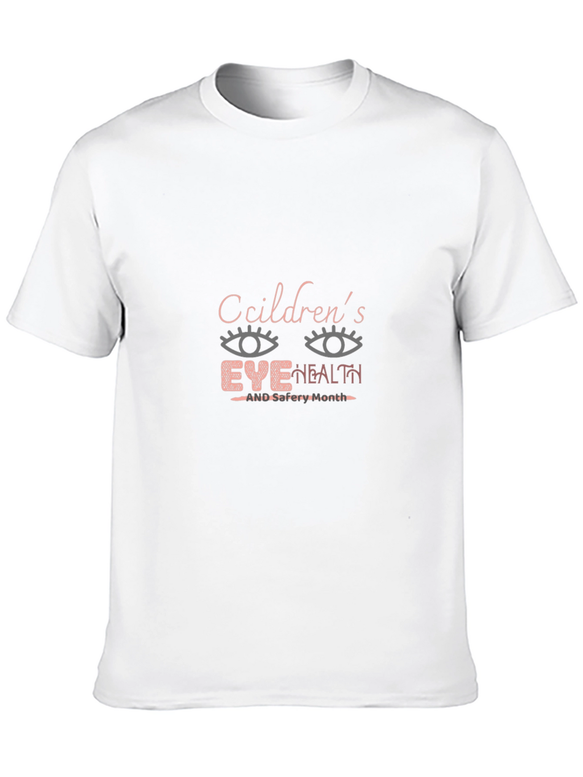 Childrens Eye Health T-Shirt - Black