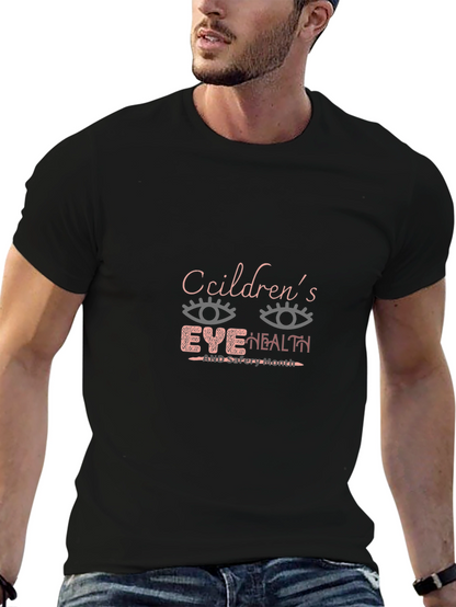 Childrens Eye Health T-Shirt - Black