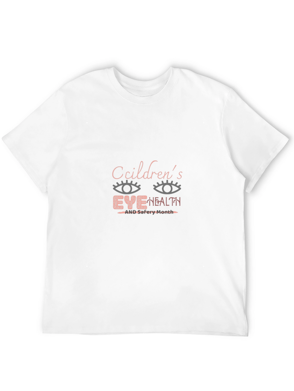 Childrens Eye Health T-Shirt - Black