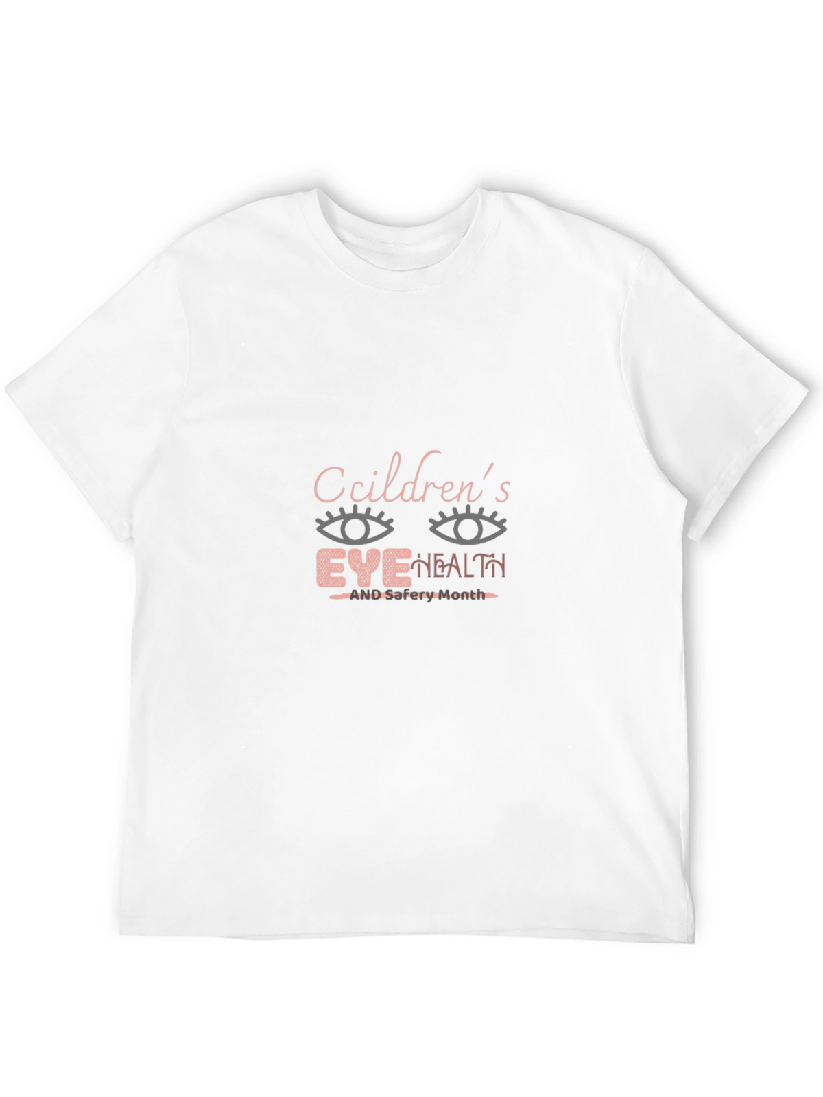 Childrens Eye Health T-Shirt - Black