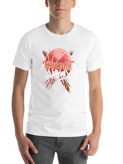 Three Point King Black Graphic T-Shirt