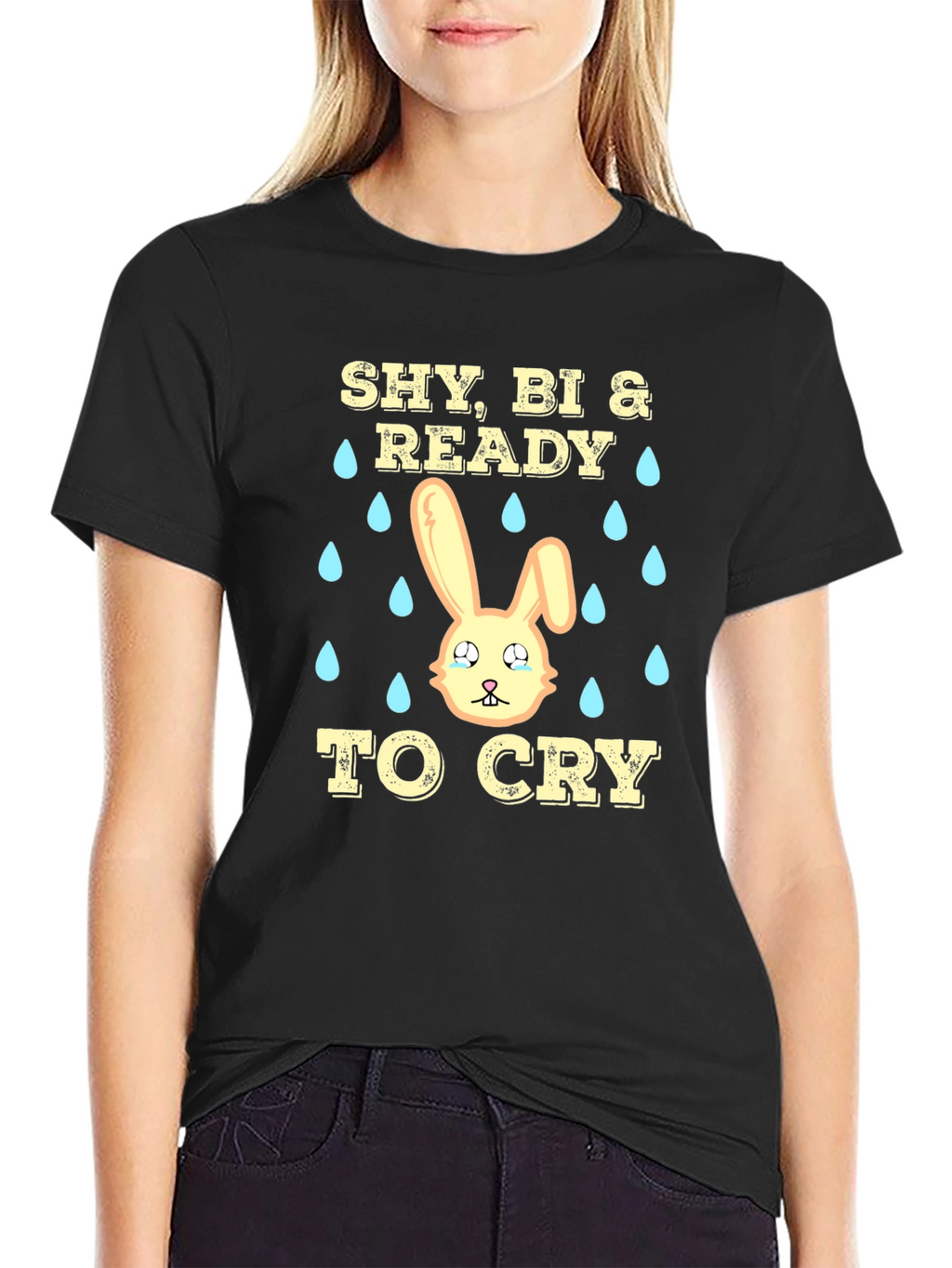 Shy Bi & Ready to Cry Graphic T-Shirt