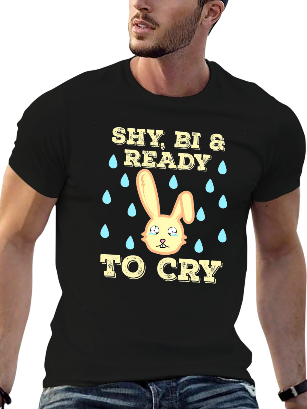 Shy Bi & Ready to Cry Graphic T-Shirt