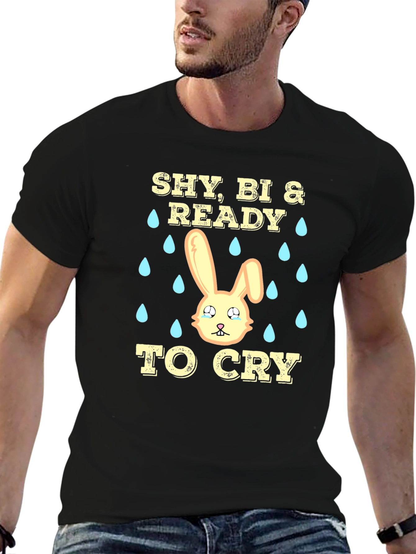 Shy Bi & Ready to Cry Graphic T-Shirt