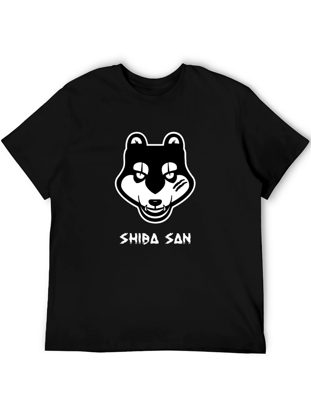 Shiba San T-Shirt Black Graphic Tee