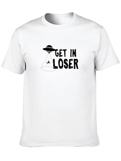Get In Loser Alien Abduction T-Shirt