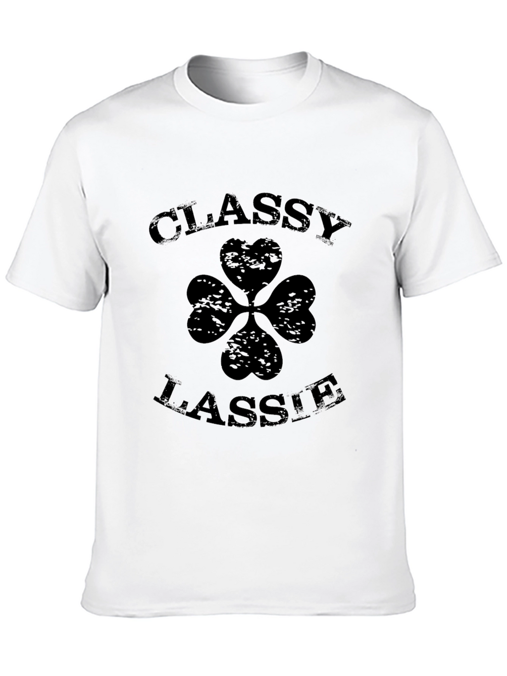 Classy Lassie Shamrock Graphic Tee