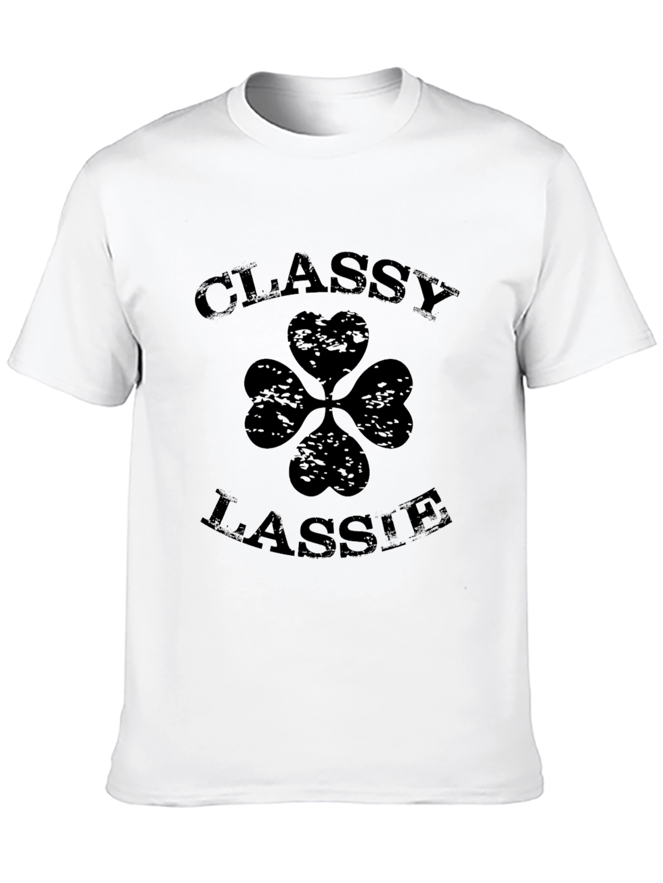 Classy Lassie Shamrock Graphic Tee