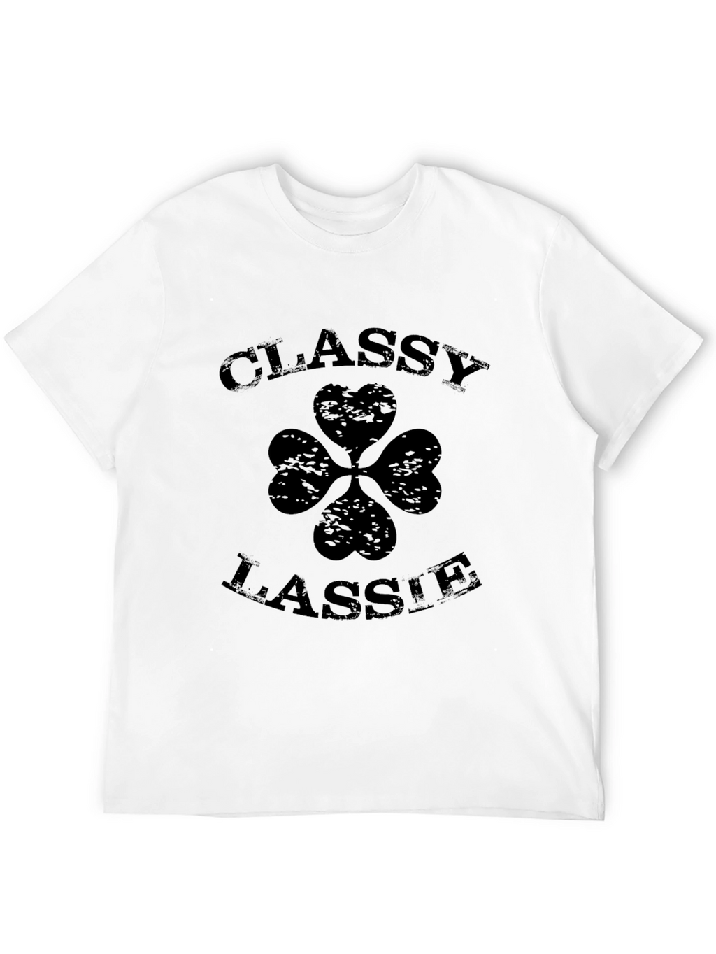 Classy Lassie Shamrock Graphic Tee