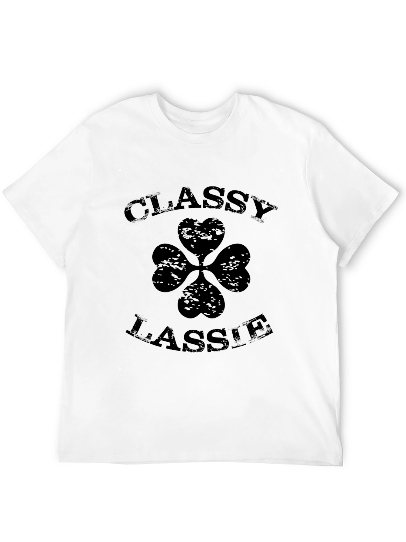 Classy Lassie Shamrock Graphic Tee