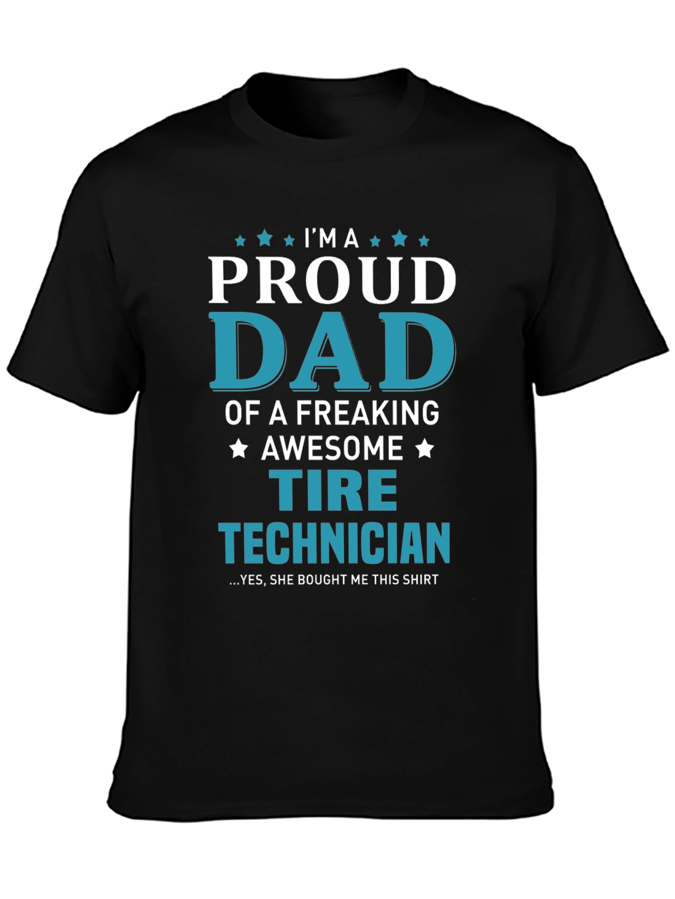 Proud Dad Tire Technician Graphic Tee