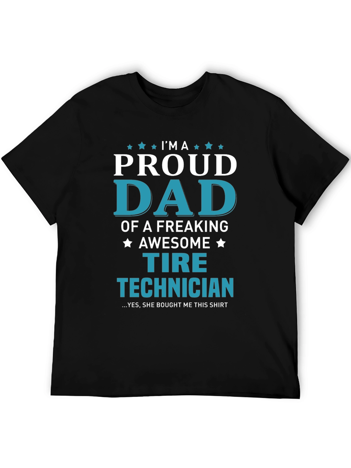 Proud Dad Tire Technician Graphic Tee