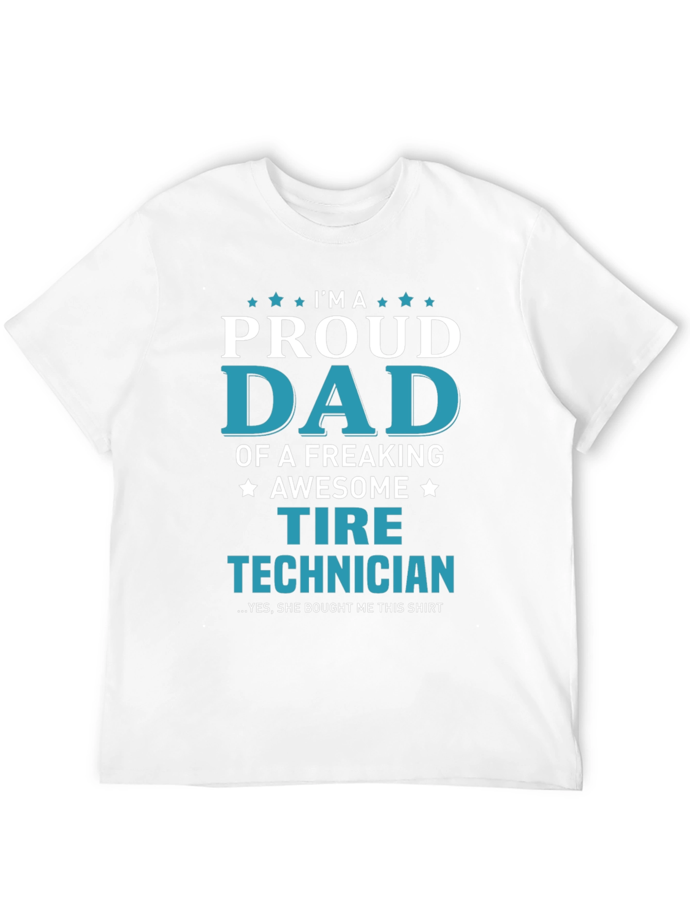 Proud Dad Tire Technician Graphic Tee