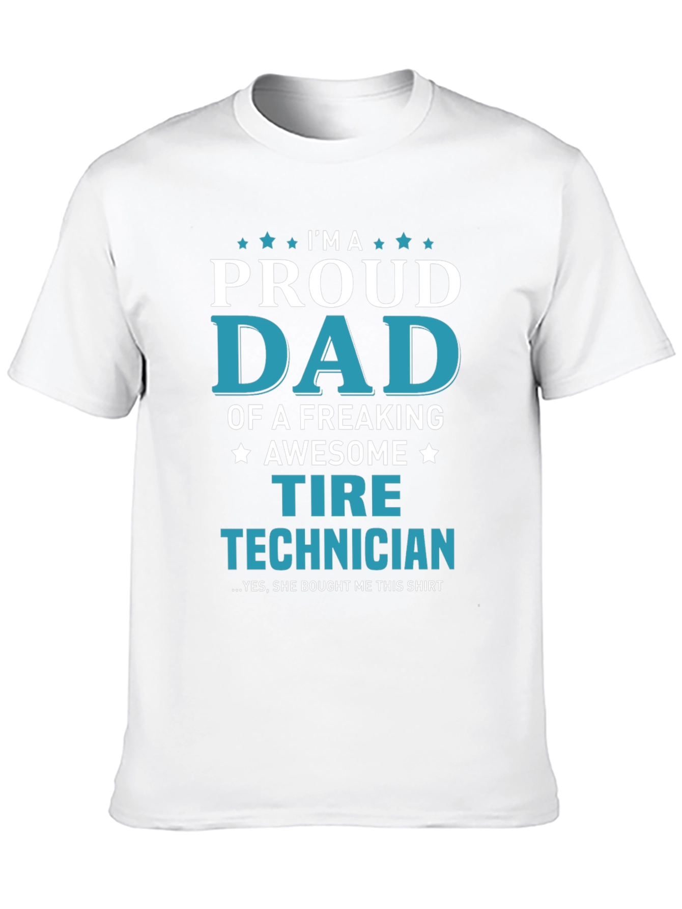 Proud Dad Tire Technician Graphic Tee