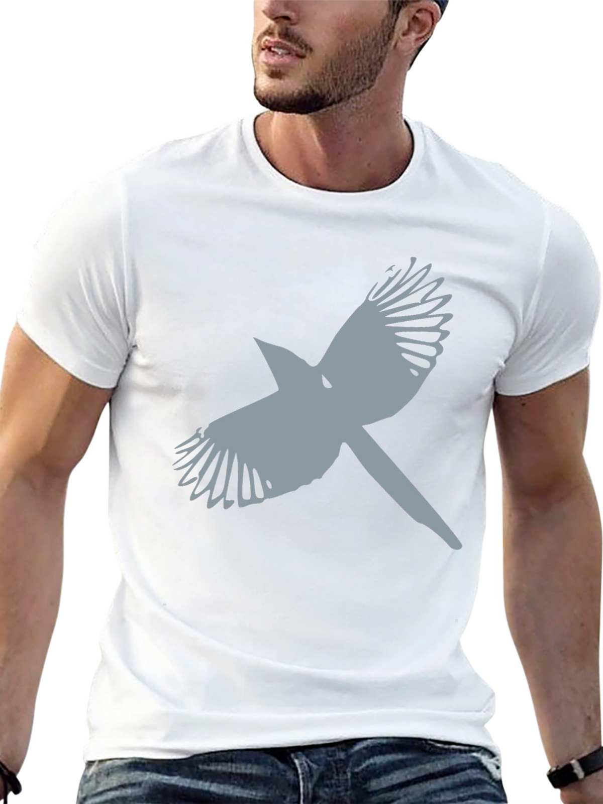 Raven Graphic Tee - Mens Black T-Shirt