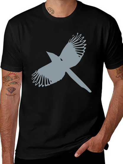 Raven Graphic Tee - Mens Black T-Shirt