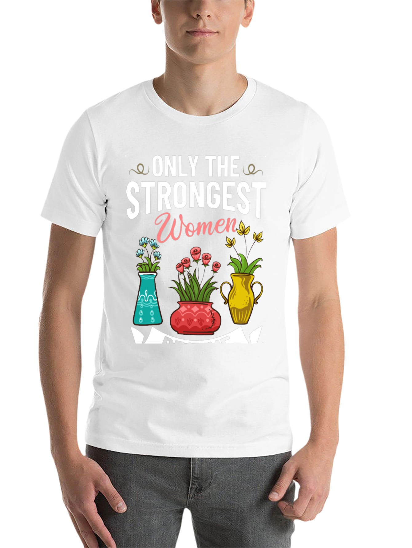 Strongest Women Floral T-Shirt