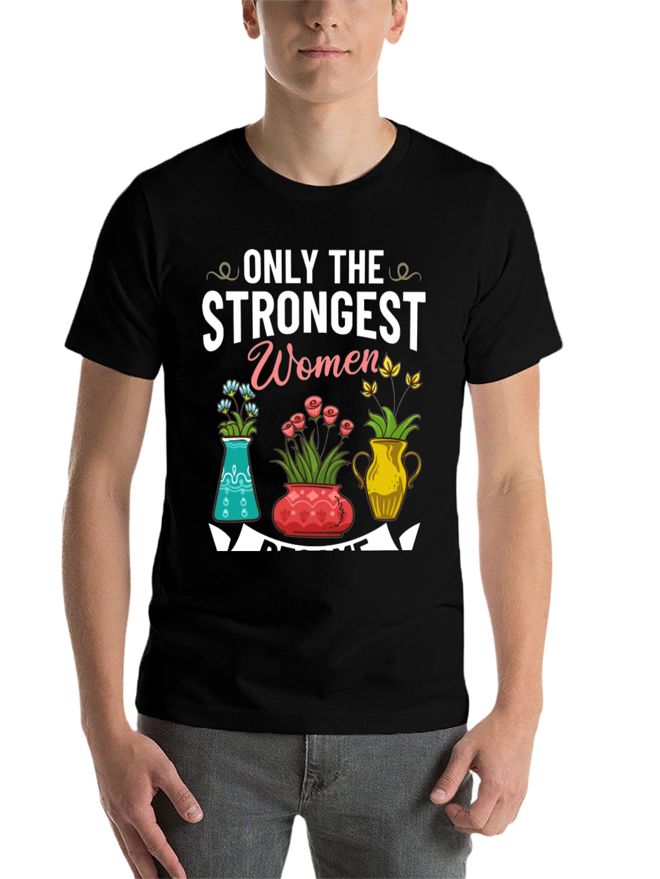 Strongest Women Floral T-Shirt
