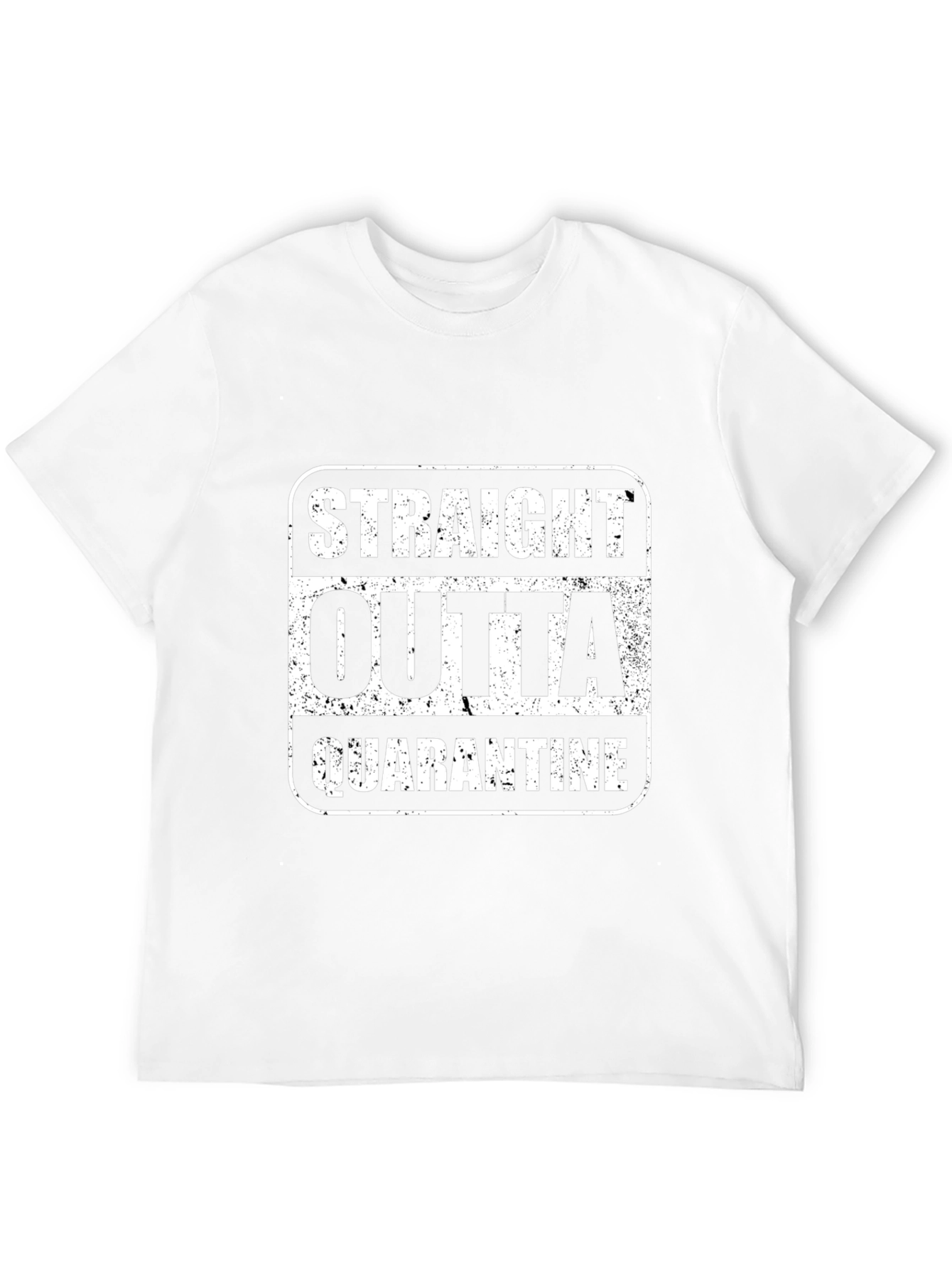 Straight Outta Quarantine T-Shirt Black